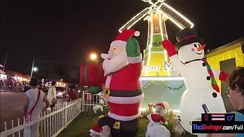 play Christmas eve with his hot asian teen girlfriend was such a blast