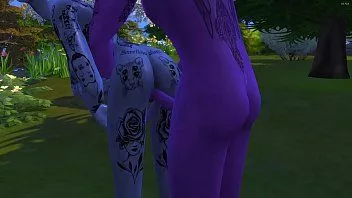Play Avatar couple fucking hard outside in the woods