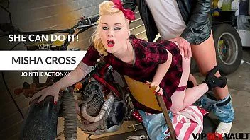 play Vip sex vault - pin up lady misha cross goes for a quickie with her biker boyfriend