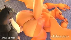 Abspielen Brutzelnde Pokémon-Begegnung: X-Rated-Rendezvous von MILF Charizard