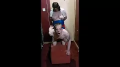 Reproducir La novia de apoyo intenta el sexo de la cama de la pareja en la colección amateur parte 1